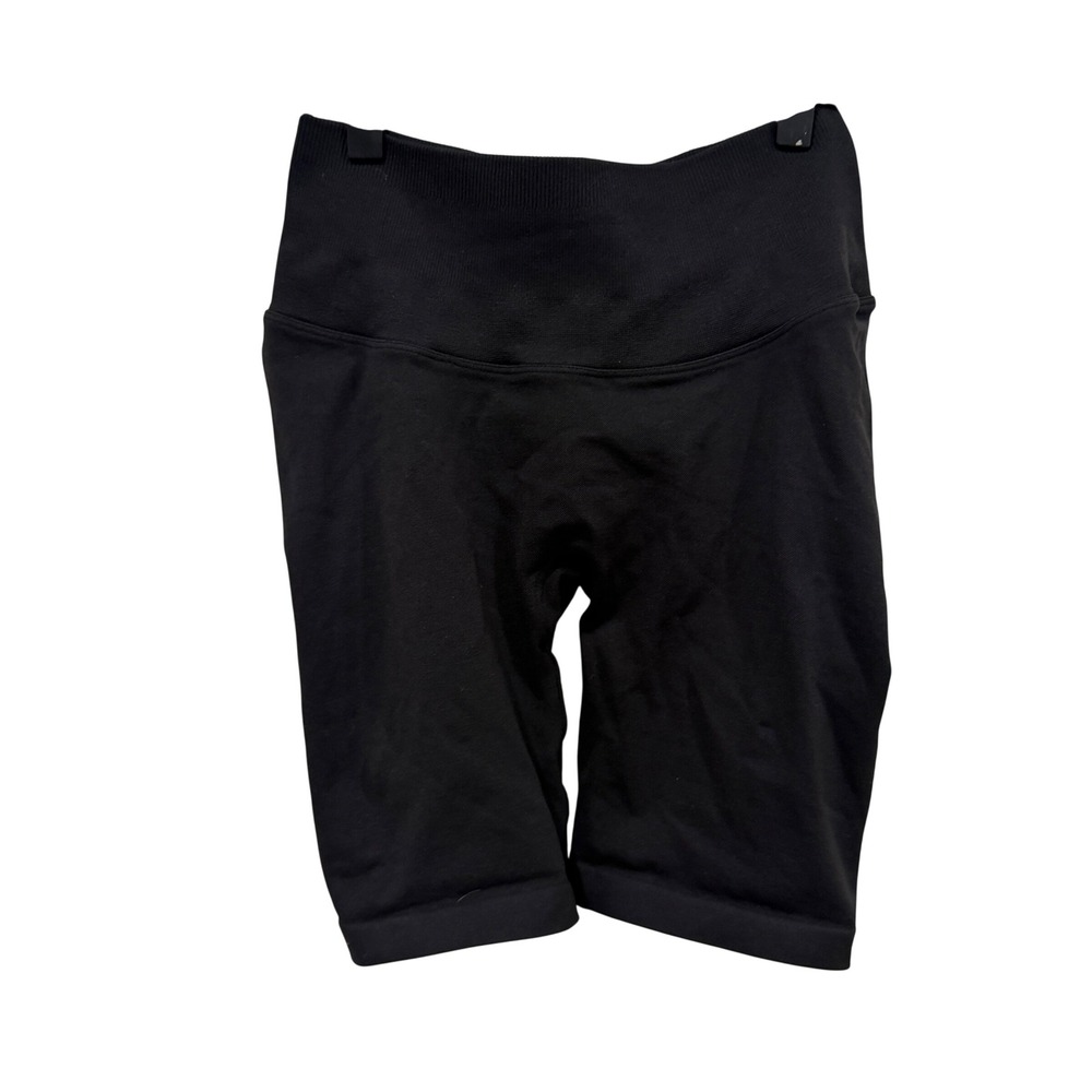 SKIMS Black Ruched Butt Scrunch Seamless Biker Shorts Size S/M Activewear